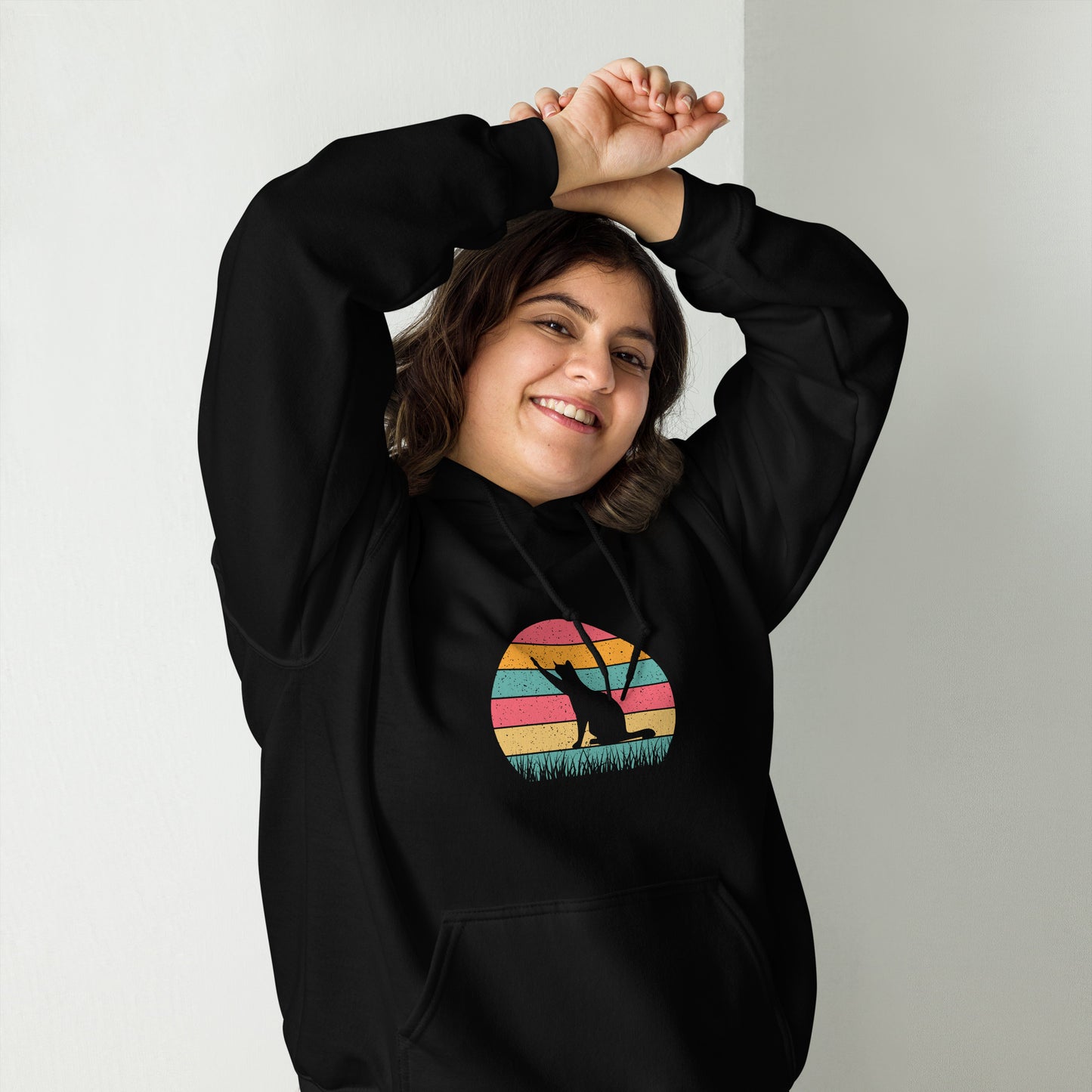 Sunflower Cat Unisex Hoodie