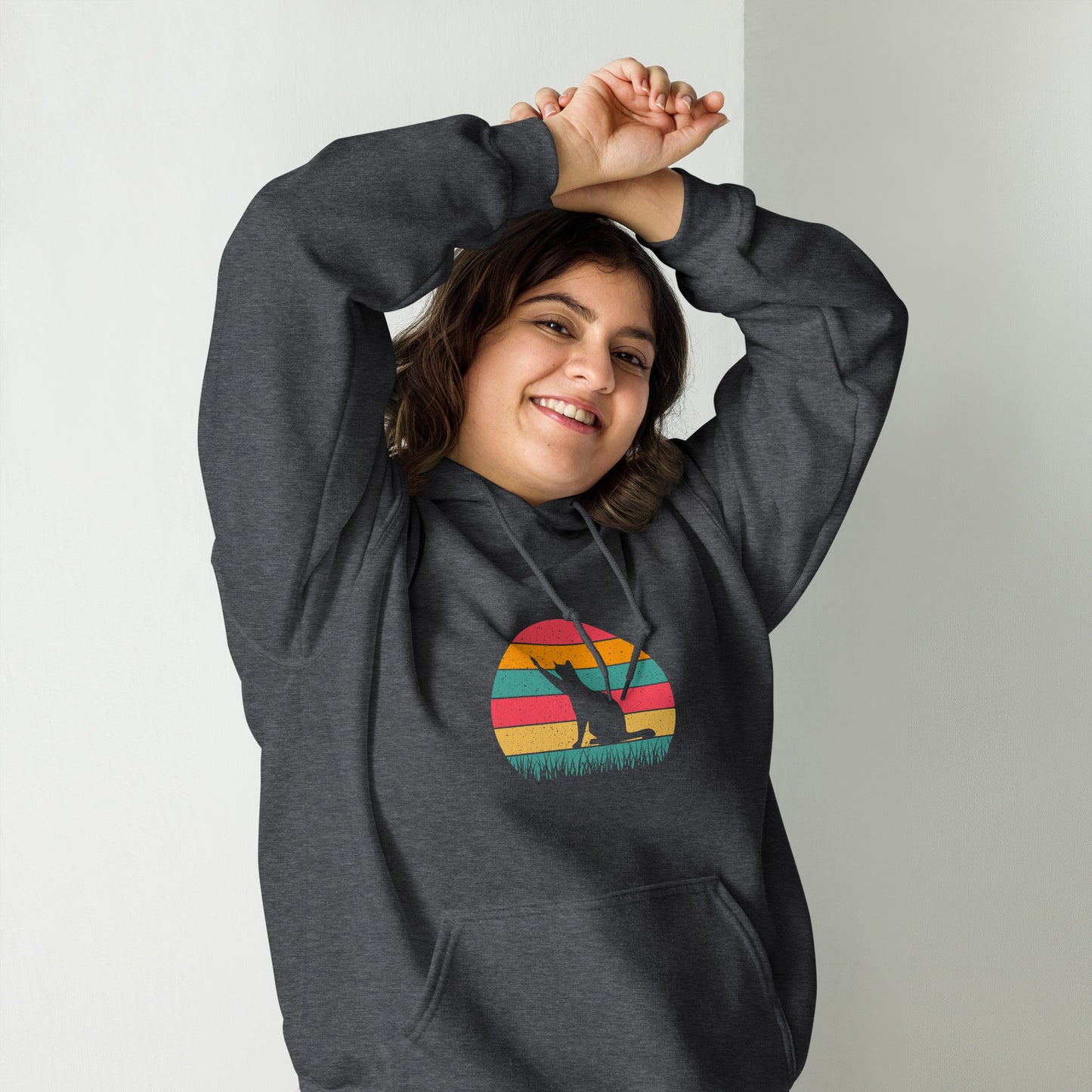 Sunflower Cat Unisex Hoodie