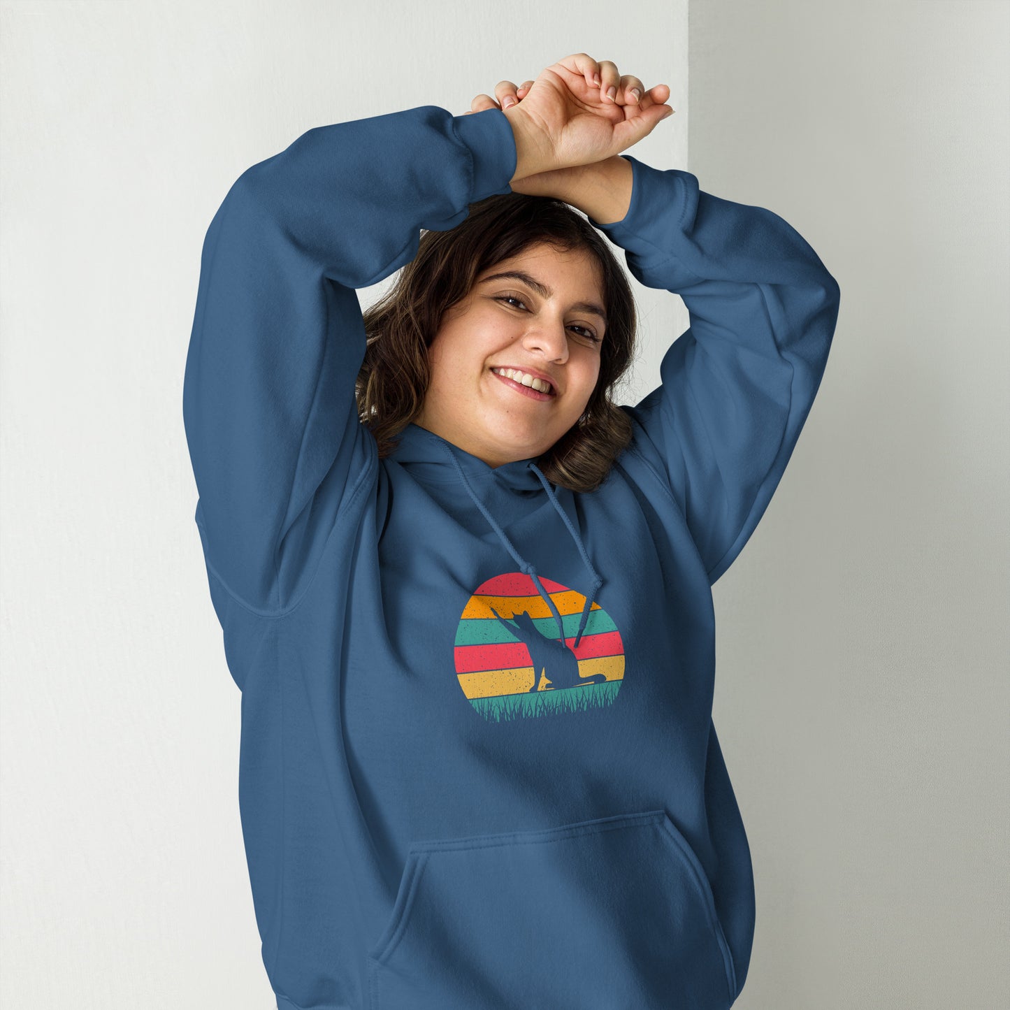 Sunflower Cat Unisex Hoodie