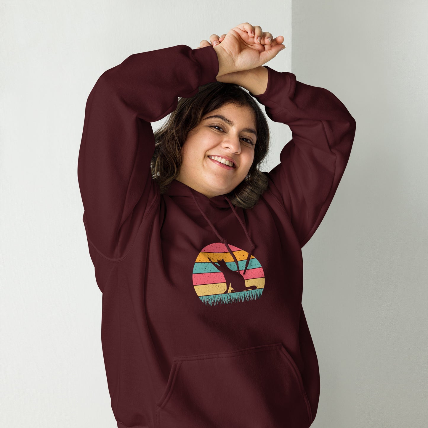 Sunflower Cat Unisex Hoodie