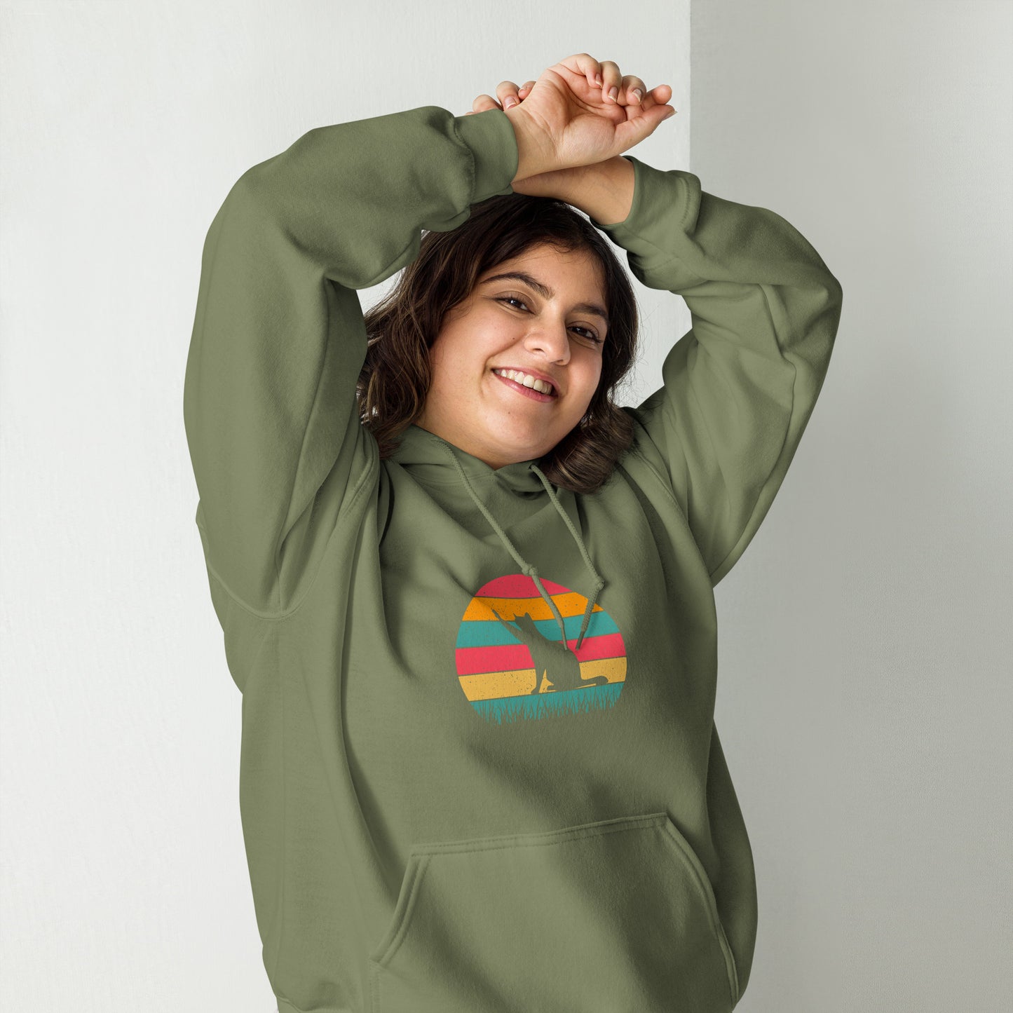 Sunflower Cat Unisex Hoodie