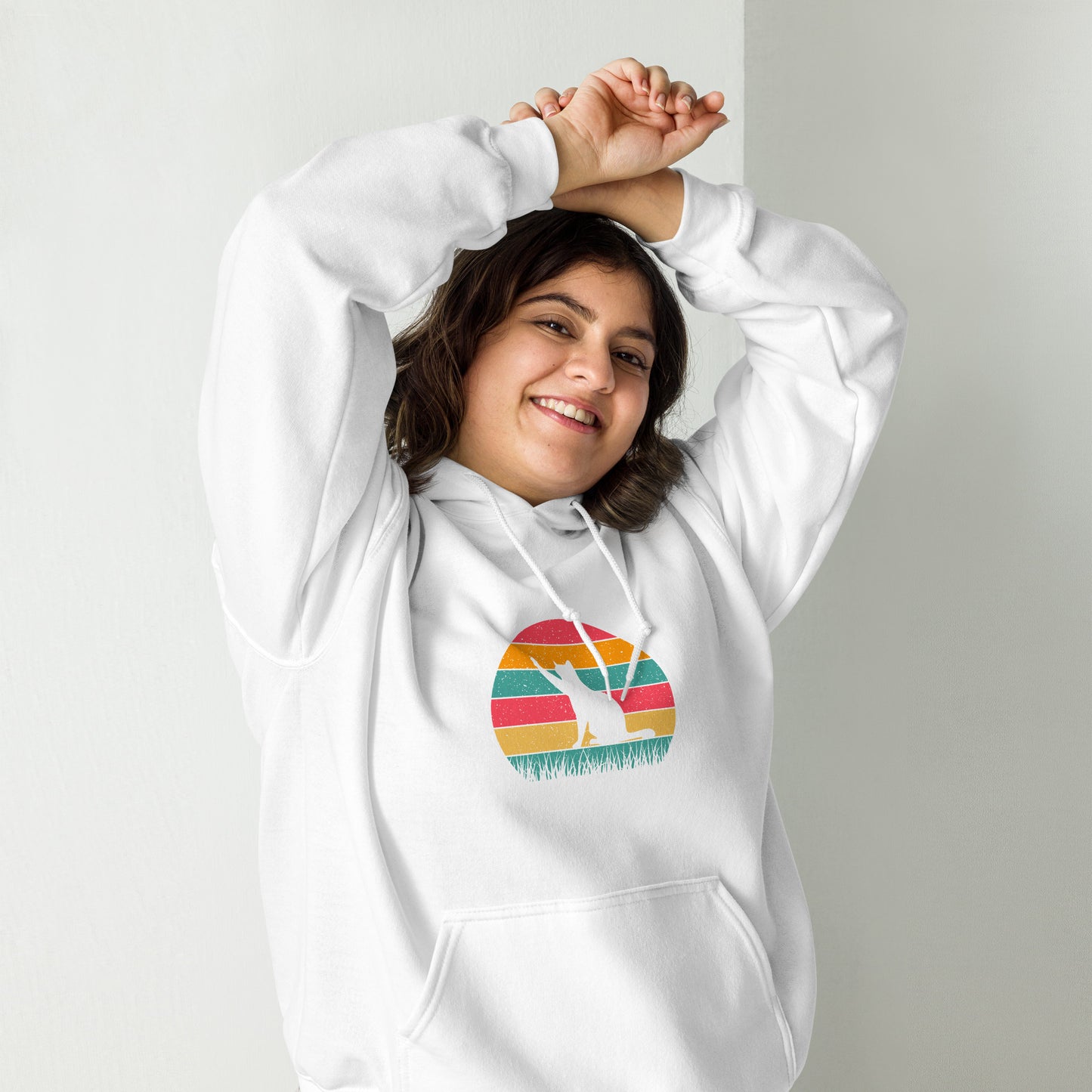 Sunflower Cat Unisex Hoodie