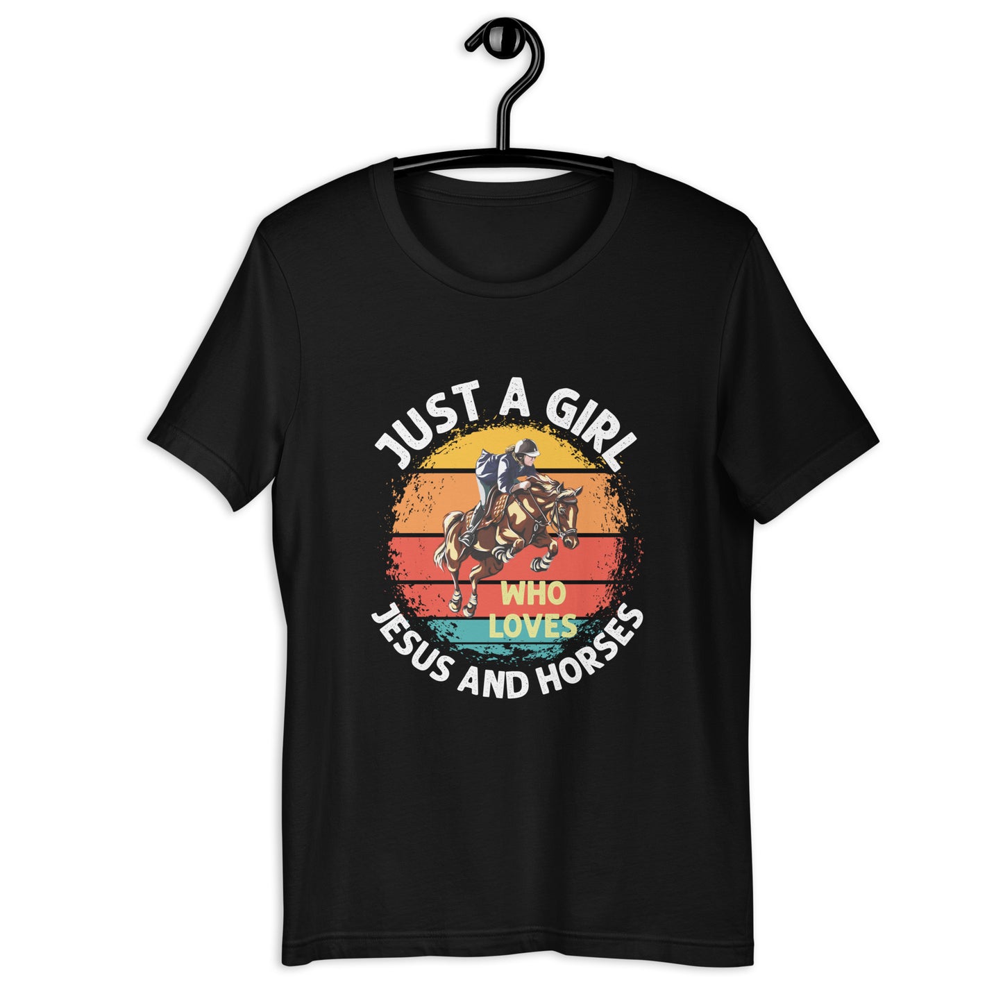 Jesus and Horses Unisex T-shirt
