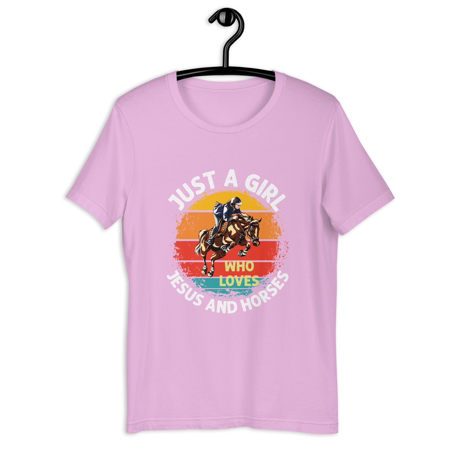 Jesus and Horses Unisex T-shirt