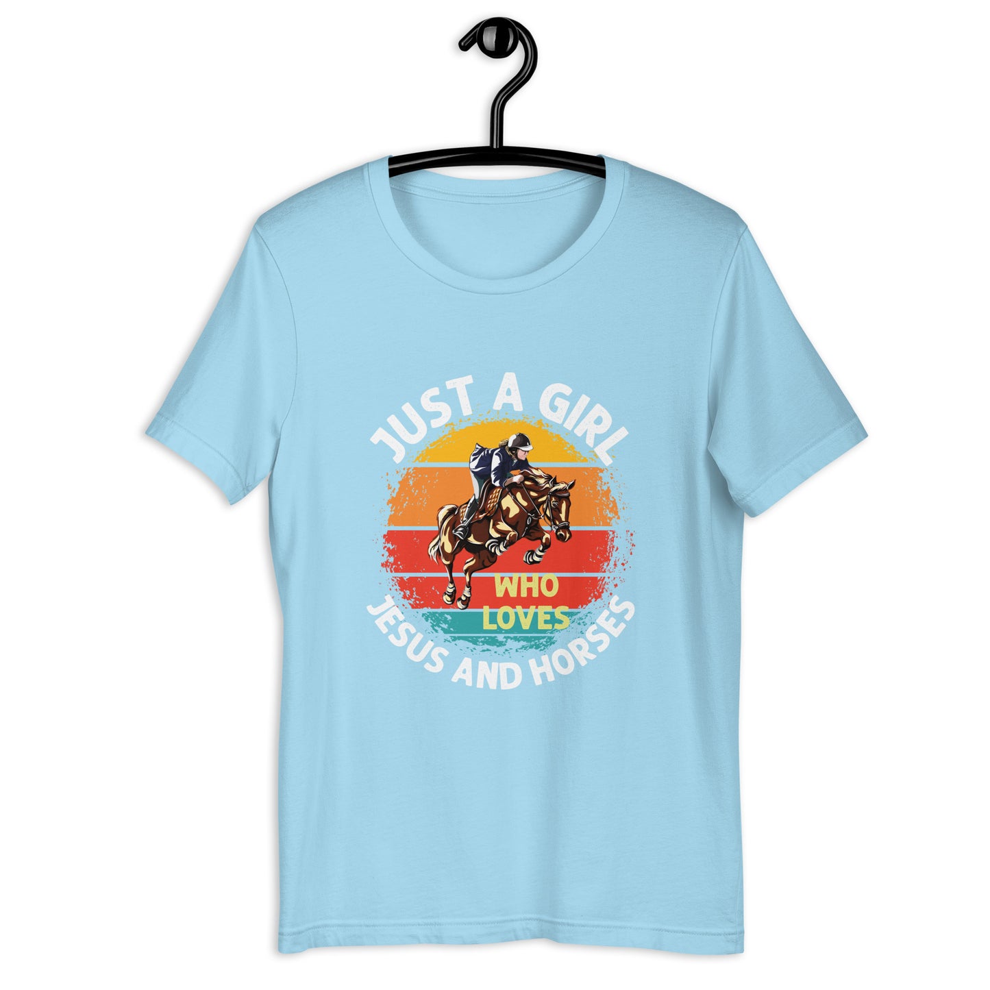 Jesus and Horses Unisex T-shirt