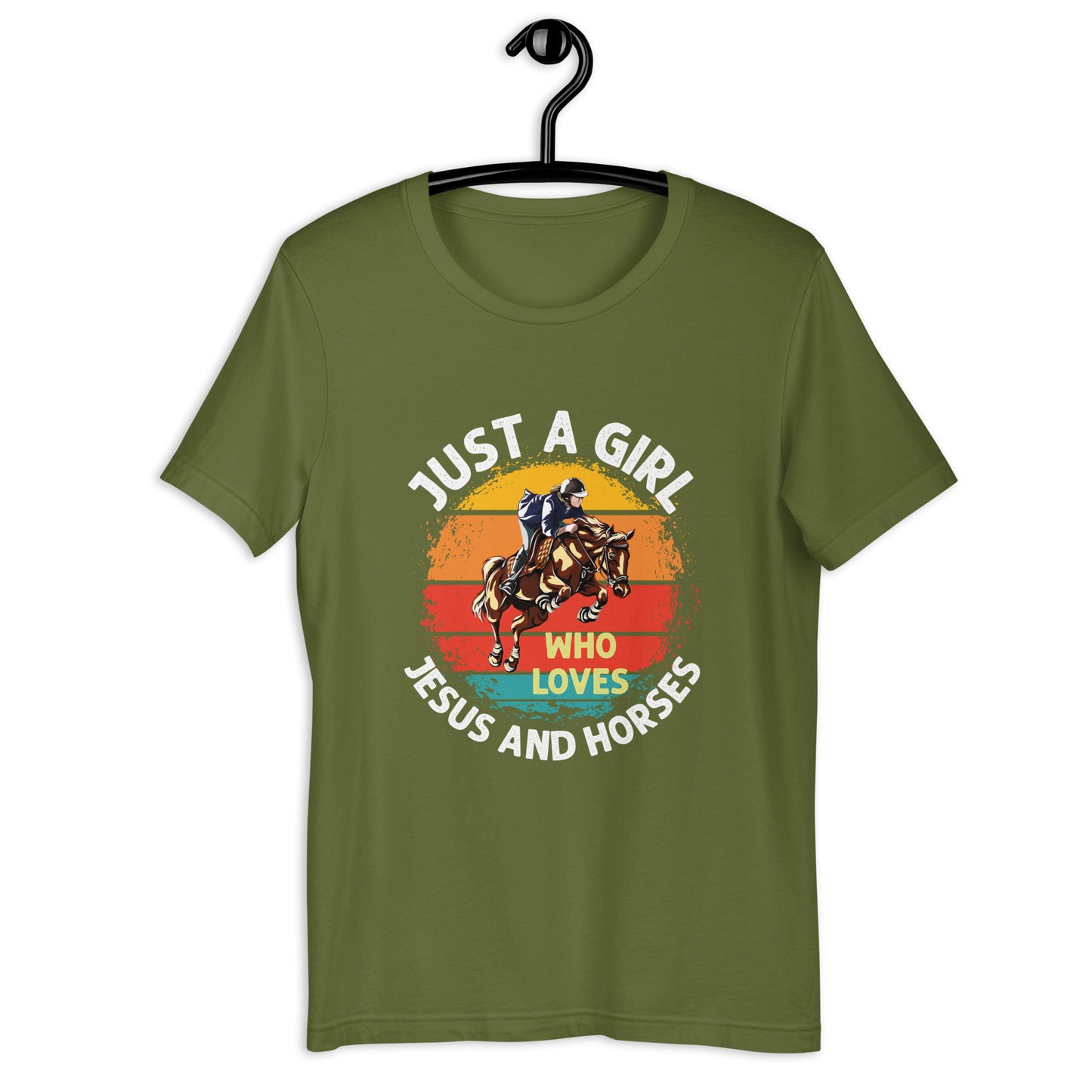 Jesus and Horses Unisex T-shirt