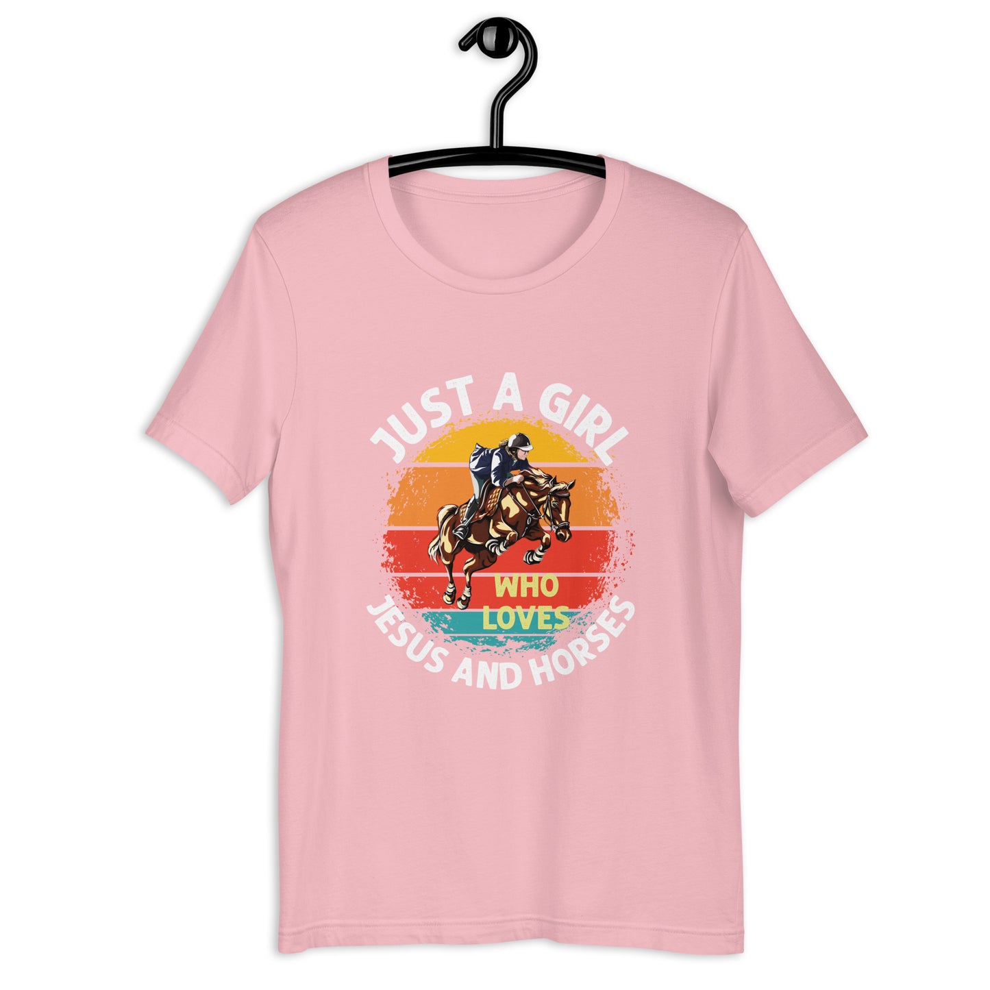 Jesus and Horses Unisex T-shirt