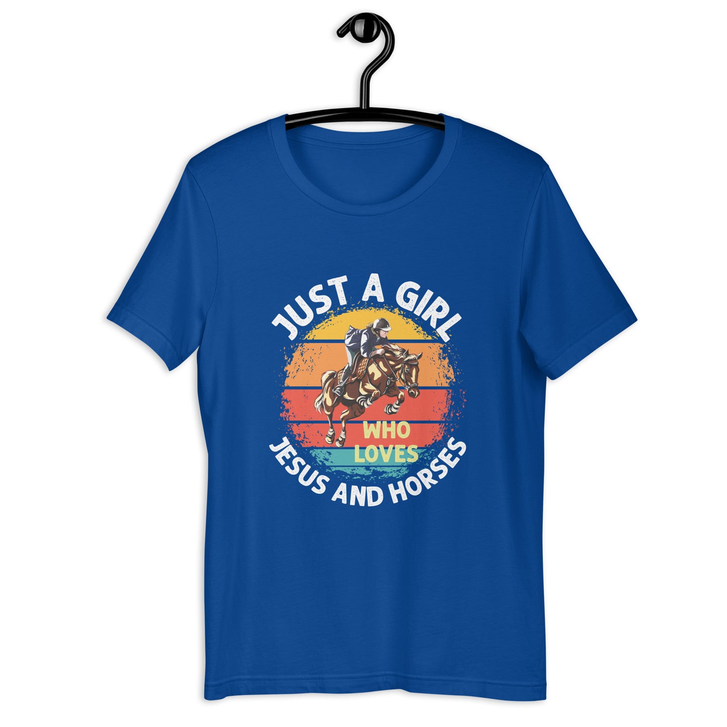 Jesus and Horses Unisex T-shirt